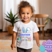 Hobo Happy Oaster Boy Bunny Name Kleinkind T - Shi