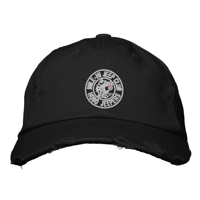Hobo Jeepers Baseballmütze Bestickte Baseballkappe (Vorderseite)