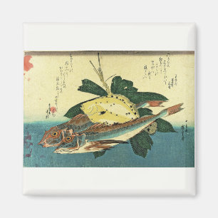 Hobo & Karei - Japanische Fischdruckerei in Hirosh Magnet