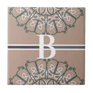 Hobo Lace Taupe Beige Design Keramik Tile Fliese