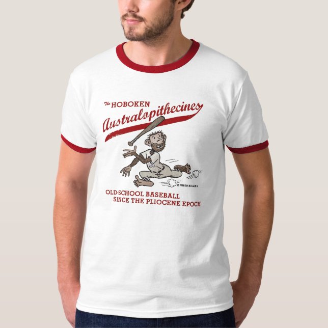 Hoboken Australopithecines - Wecker-T - Shirt der (Vorderseite)
