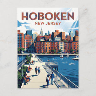 Hoboken New Jersey Postkarte
