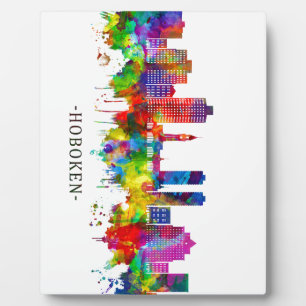 Hoboken New Jersey Skyline Fotoplatte