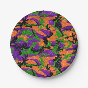 HOC Monster Glitter Halloween Edition Camo Pappteller