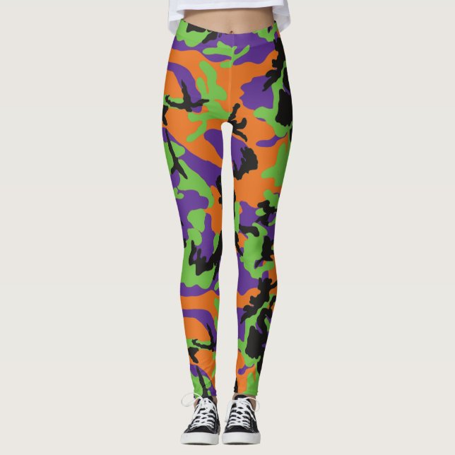 HOC Monster Halloween Edition Camouflage Leggings (Vorderseite)