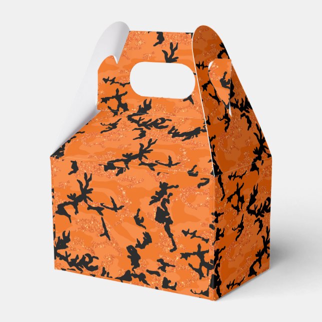 HOC Orange Glitzer Halloween Edition Camouflage Geschenkschachtel (Vorderseite)