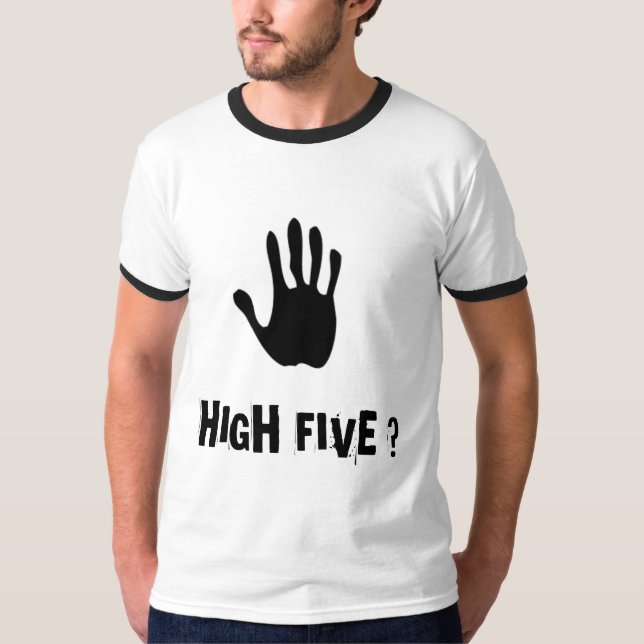 hoch 5, HIGH FÜNF ? T-Shirt (Vorderseite)