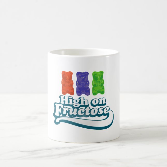 Hoch auf Fruchtzucker Kaffeetasse (Mittel)