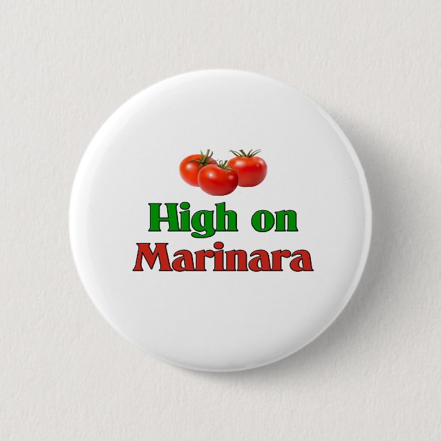 Hoch auf Marinara Button (Vorderseite)