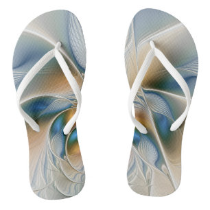 Hoch aufragende, Abstrakte Fantasy Fraktal Art mit Flip Flops