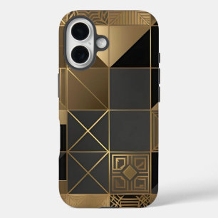 Hoch entwickelte Art Deco Geometric Handy Case