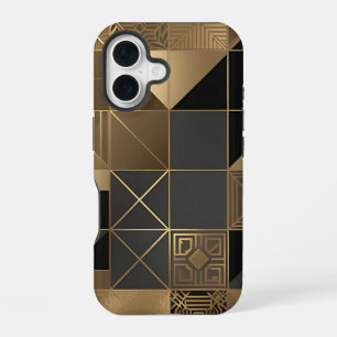 Hoch entwickelte Art Deco Geometric Handy Case iPhone 16 Hülle