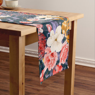 Hoch entwickelte Boho Floral Mittelgroßer Tischläufer