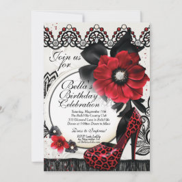 Hoch entwickelte elegante Party Einladungen