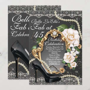 Hoch entwickelte elegante Party Einladungen