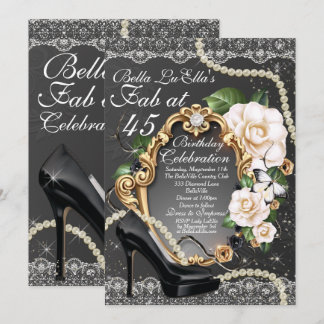 Hoch entwickelte elegante Party Einladungen
