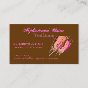 Hoch entwickelter Soiree Visitenkarte