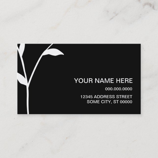 hoch entwickelter Stamm Visitenkarte (Vorderseite)