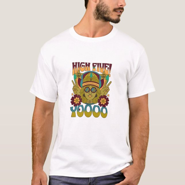Hoch fünf! Für T - Shirt (Vorderseite)