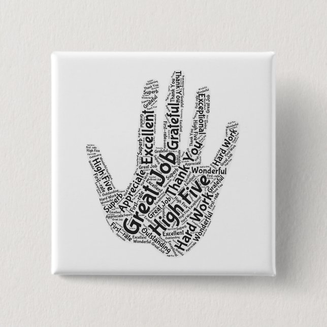 Hoch fünf Tasten Button (Vorderseite)