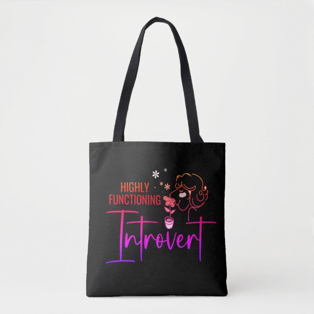 Hoch funktionierendes Introvert Tasche (Vorderseite)