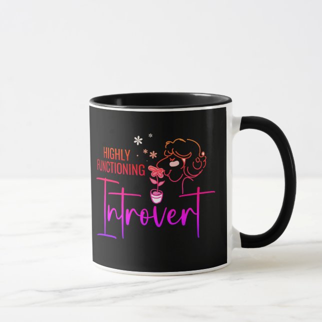 Hoch funktionierendes Introvert Tasse (Rechts)