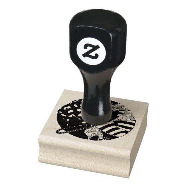 Hoch gehärtete Schuhe Gummistempel (Stempel)
