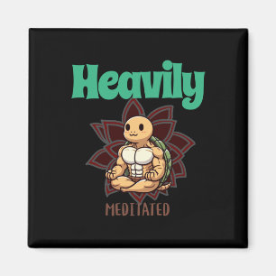 Hoch gemittelter Schildkrötenaufkleber Magnet