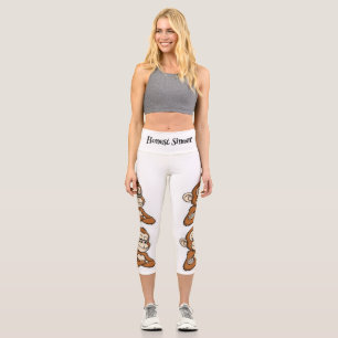 Hoch geschnittene Caprihosen Capri Leggings