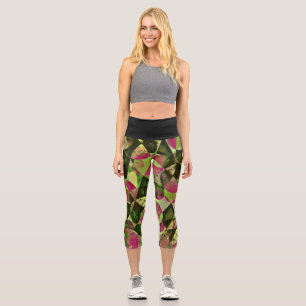 Hoch geschnittene Yoga-Capris, XS (0-2) Capri Leggings