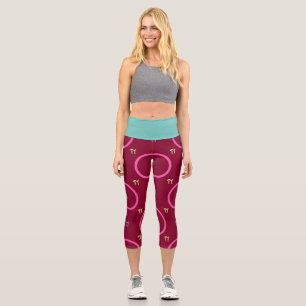 Hoch geschnittene Yoga-Capris, XS (0-2) Capri Leggings