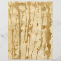 Hoch kaffeehaltiger Pergament-Letterhead