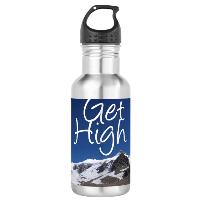 Hoch klettern edelstahlflasche (Vorderseite)