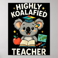 Hoch koalifizierter Lehrer - Lustiger Koala-Bär