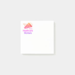 Hoch lebe das medizinische Personal Post-it Klebezettel