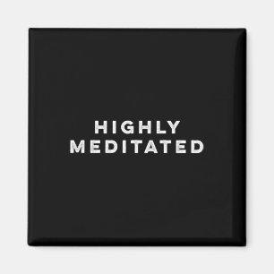 Hoch meditierte Meditations-Yoga-Neuheit Magnet
