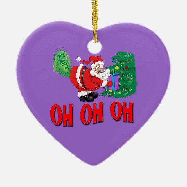 Hoch-oh-Ornament Keramik Ornament (Vorne)