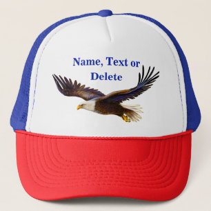 Hoch Personalisierter Adlerhut, Cap. Ihr TEXT Truckerkappe