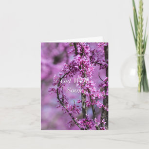 Hoch über Avondale Redbud Kunst Karte