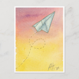Hoch und Weg Postkarte