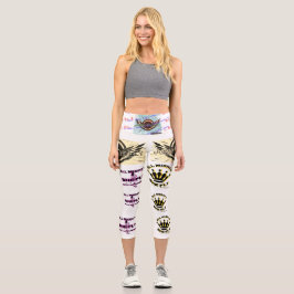 Hoch verschwendete Capri Jonny fünf Fliege, die si Leggings