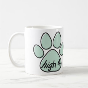 Hoch vier Hunde Kaffeetasse