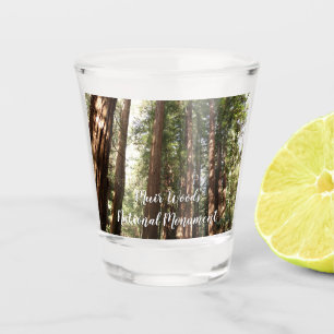 Hoch zu den Redwoods II im Muir Woods National Mon Schnapsglas
