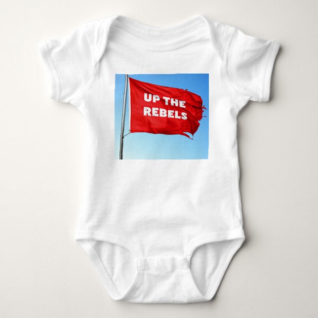 Hoch zum Rebels-Thema Baby Bodysuit Baby Strampler (Vorderseite)