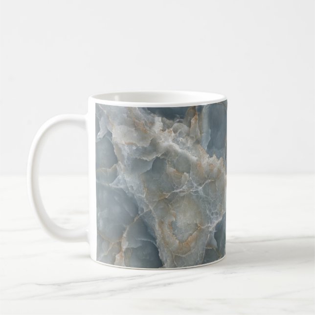 Hochauflösende Marmorstruktur, Naturstein. Kaffeetasse (Links)