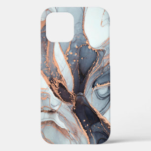 Hochauflösung. Luxuriöse abstrakte Fluid Art Maler iPhone 12 Hülle