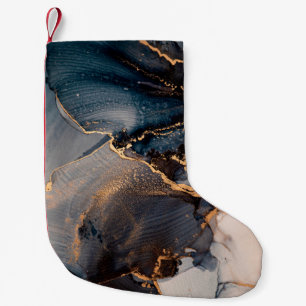 Hochauflösung. Luxuriöse abstrakte Fluid Art Maler Kleiner Weihnachtsstrumpf