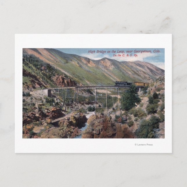 Hochbrücke auf der Loop Postkarte (Vorderseite)
