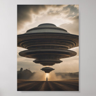 Hochenergie-UFO Poster