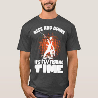 Hochfahren und Shine seine Fangzeit Fischer T-Shirt